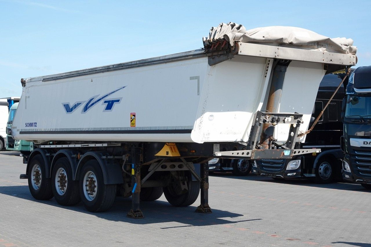 Schmitz Cargobull WYWROTKA / 24 m3 / ALUMINIOWA / OŚ PODNOSZONA - Puspiekabe pašizgāzējs: foto 1 Schmitz Cargobull WYWROTKA / 24 m3 / ALUMINIOWA / OŚ PODNOSZONA - Puspiekabe pašizgāzējs: foto 1