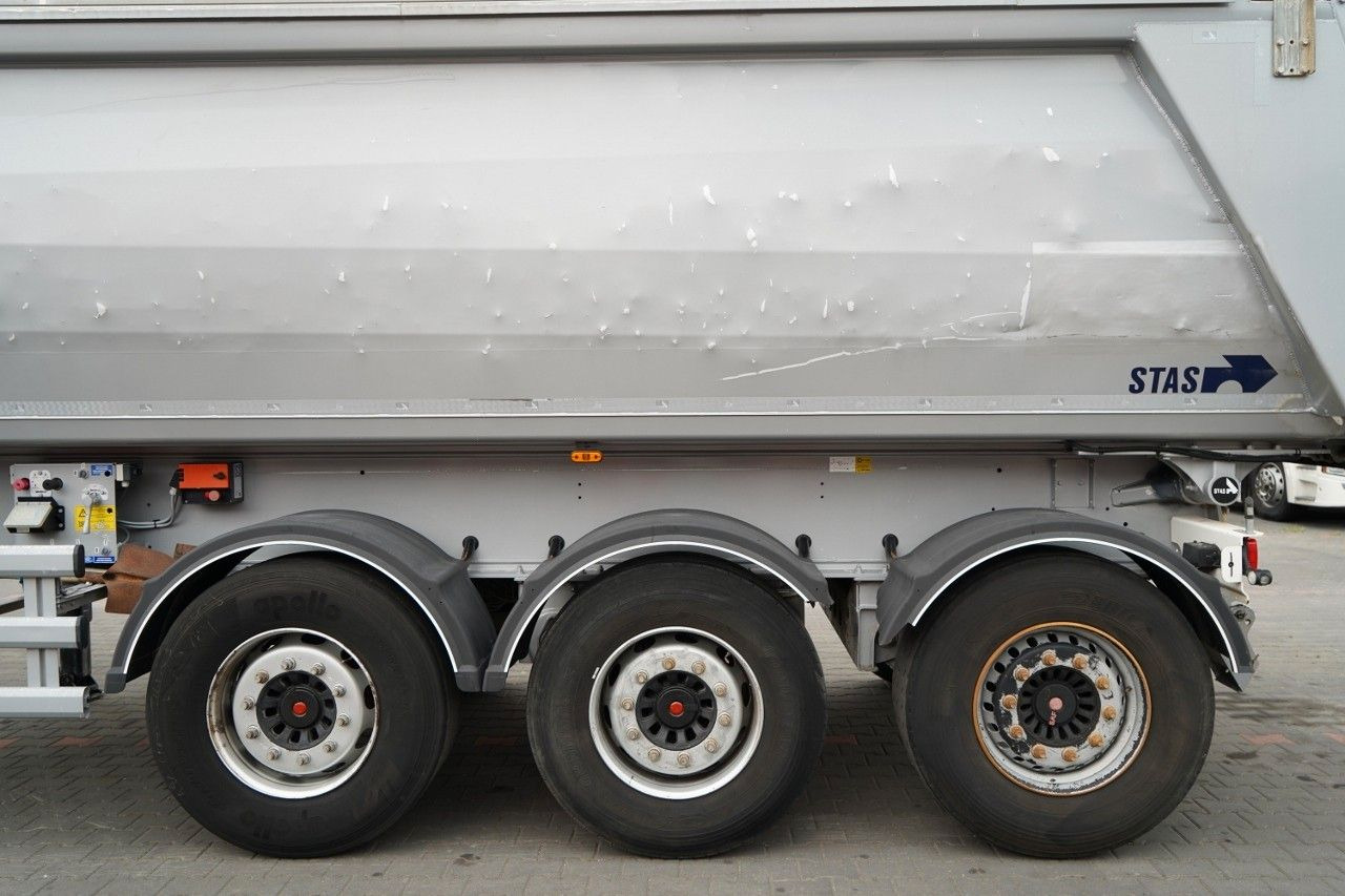 Puspiekabe pašizgāzējs Stas WYWROTKA / 26m3 / ALUMINIOWA / OŚ PONOSZONA / S: foto 16