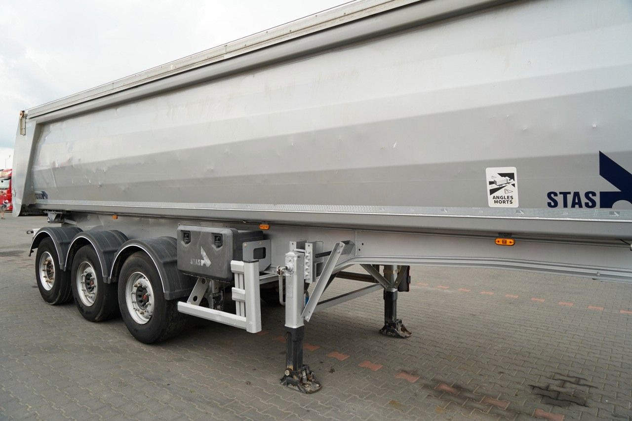 Stas WYWROTKA / 26m3 / ALUMINIOWA / OŚ PONOSZONA / S - Puspiekabe pašizgāzējs: foto 5 Stas WYWROTKA / 26m3 / ALUMINIOWA / OŚ PONOSZONA / S - Puspiekabe pašizgāzējs: foto 5