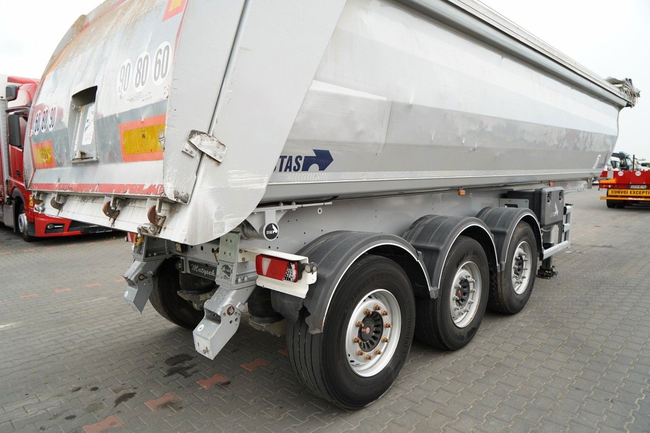 Puspiekabe pašizgāzējs Stas WYWROTKA / 26m3 / ALUMINIOWA / OŚ PONOSZONA / S: foto 9