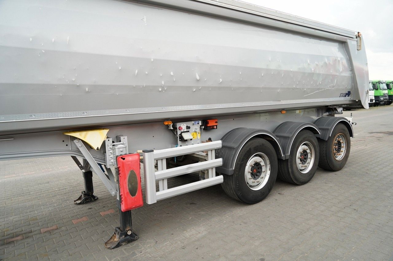 Puspiekabe pašizgāzējs Stas WYWROTKA / 26m3 / ALUMINIOWA / OŚ PONOSZONA / S: foto 6