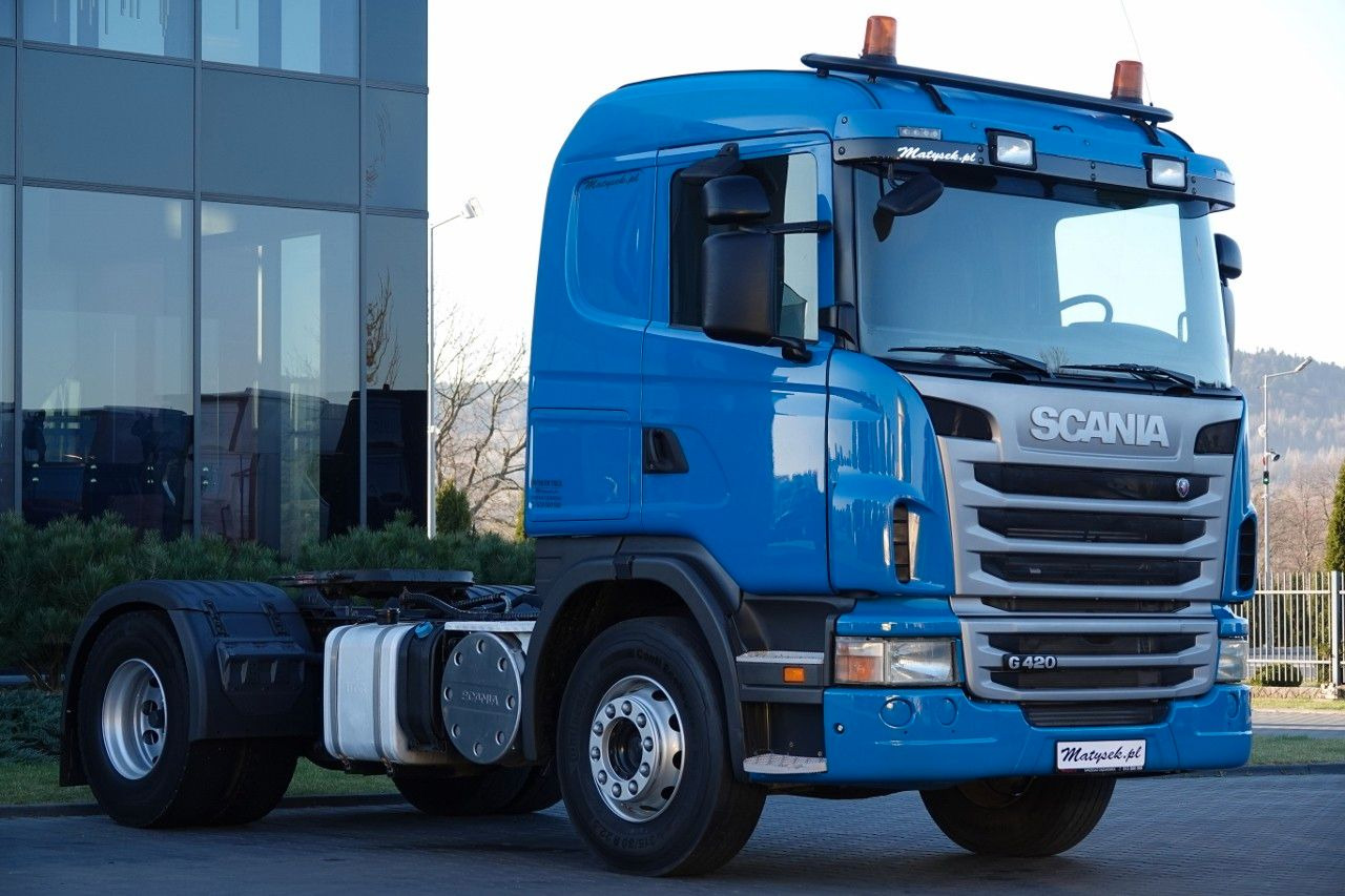 Scania G 420 / RETARDER / HYDRAULIKA / NISKA KABINA / Scania G 420 / RETARDER / HYDRAULIKA / NISKA KABINA / E - Vilcējs: foto 1 Scania G 420 / RETARDER / HYDRAULIKA / NISKA KABINA / Scania G 420 / RETARDER / HYDRAULIKA / NISKA KABINA / E - Vilcējs: foto 1