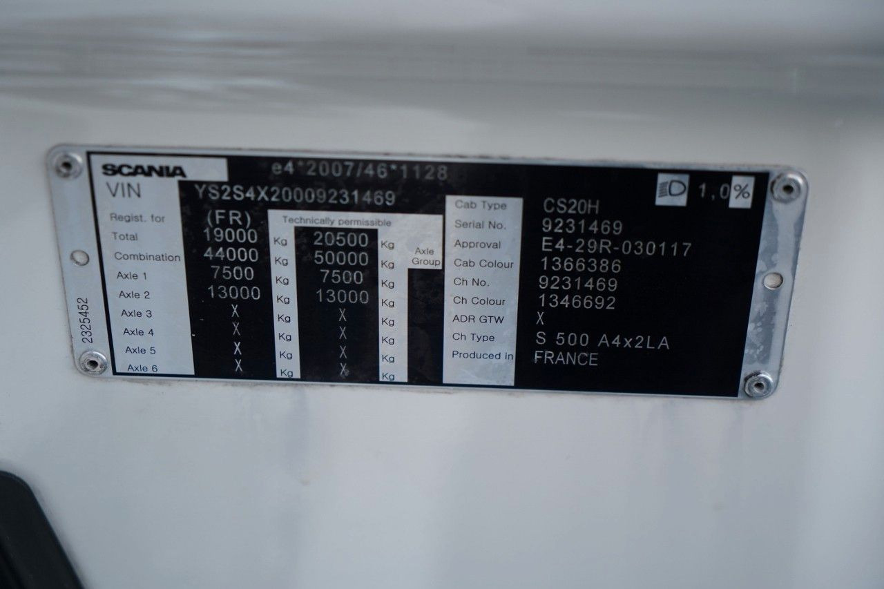 Vilcējs Scania S 500 / RETARDER / I-PARK COOL / NAVI: foto 38