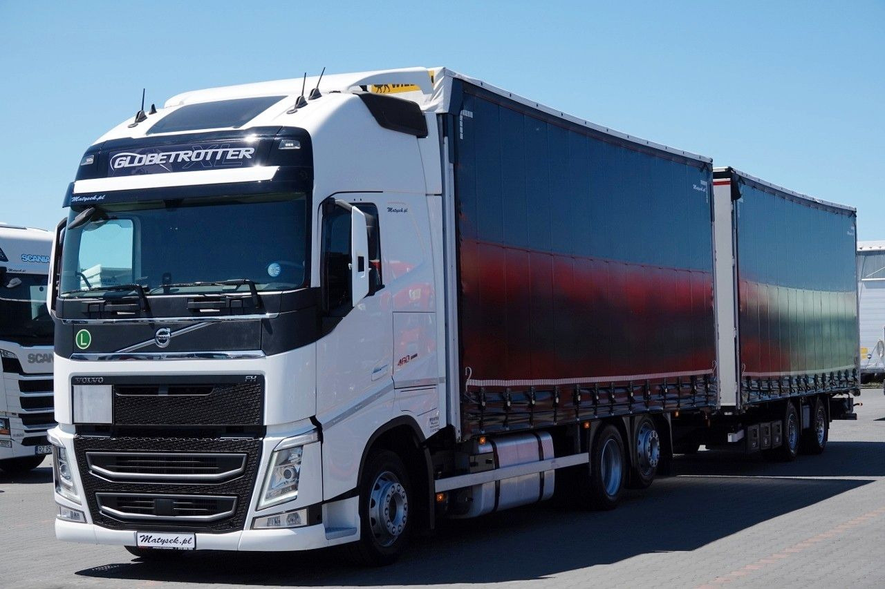 Volvo FH 460 / ZESTAW TANDEM / 120 M3 / FULL AIRMATIC - Kravas automašīna ar tentu: foto 2 Volvo FH 460 / ZESTAW TANDEM / 120 M3 / FULL AIRMATIC - Kravas automašīna ar tentu: foto 2