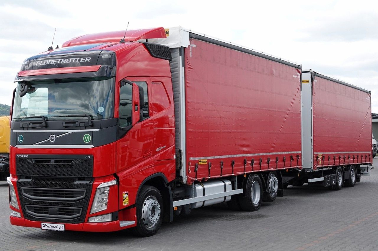 Volvo FH 460 / ZESTAW TANDEM 120 M3 / I-PARK COOL - Kravas automašīna ar tentu: foto 2 Volvo FH 460 / ZESTAW TANDEM 120 M3 / I-PARK COOL - Kravas automašīna ar tentu: foto 2