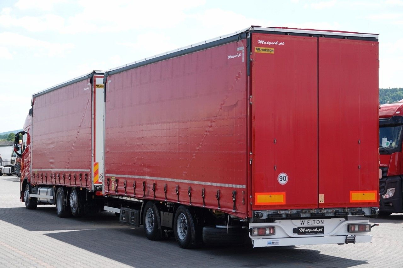 Volvo FH 460 / ZESTAW TANDEM 120 M3 / I-PARK COOL - Kravas automašīna ar tentu: foto 3 Volvo FH 460 / ZESTAW TANDEM 120 M3 / I-PARK COOL - Kravas automašīna ar tentu: foto 3