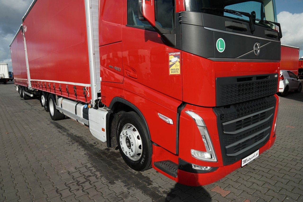 Volvo FH 460 / ZESTAW TANDEM / 120 M3 / PRZEJAZDOWY / - Kravas automašīna ar tentu: foto 5 Volvo FH 460 / ZESTAW TANDEM / 120 M3 / PRZEJAZDOWY / - Kravas automašīna ar tentu: foto 5