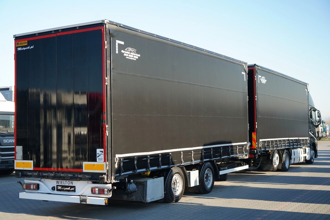 Volvo FH 460 / ZESTAW TANDEM / 120 M3 / PRZEJAZDOWY / - Kravas automašīna ar tentu: foto 3 Volvo FH 460 / ZESTAW TANDEM / 120 M3 / PRZEJAZDOWY / - Kravas automašīna ar tentu: foto 3