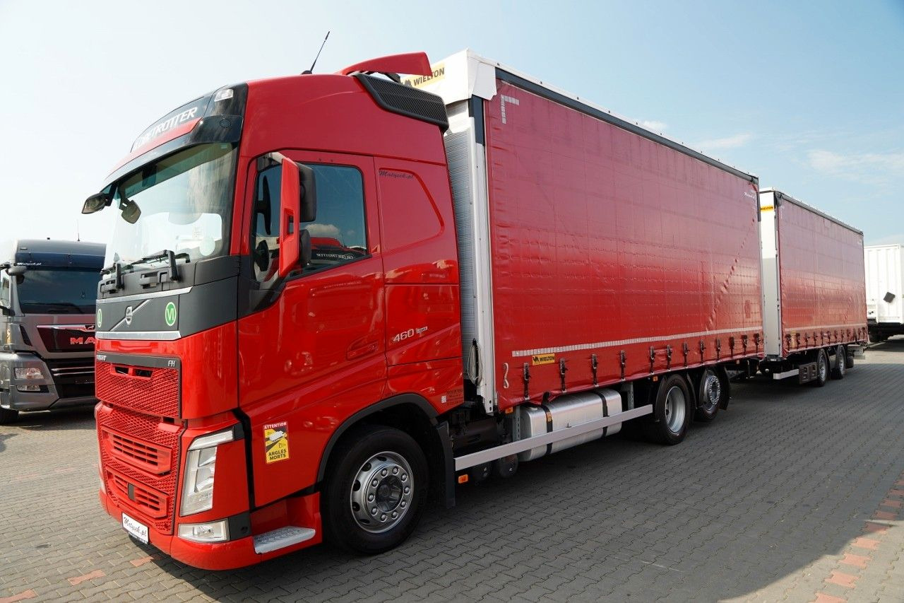 Volvo FH 460 / ZESTAW TANDEM / PRZEJAZDOWY / MEGA / I- - Kravas automašīna ar tentu: foto 2 Volvo FH 460 / ZESTAW TANDEM / PRZEJAZDOWY / MEGA / I- - Kravas automašīna ar tentu: foto 2