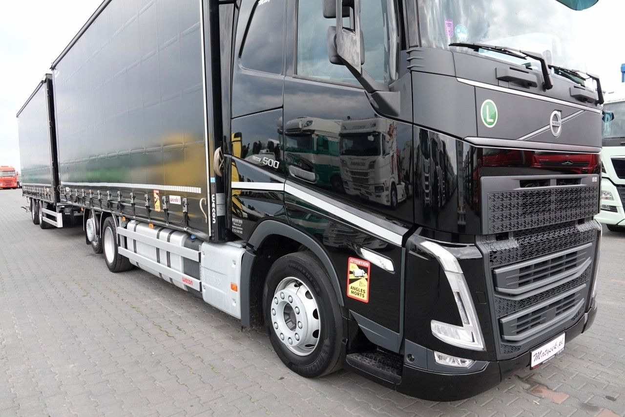 Volvo FH 500 / I-SAVE / XL / ZESTAW TANDEM PRZEJAZDOW - Kravas automašīna ar tentu: foto 5 Volvo FH 500 / I-SAVE / XL / ZESTAW TANDEM PRZEJAZDOW - Kravas automašīna ar tentu: foto 5