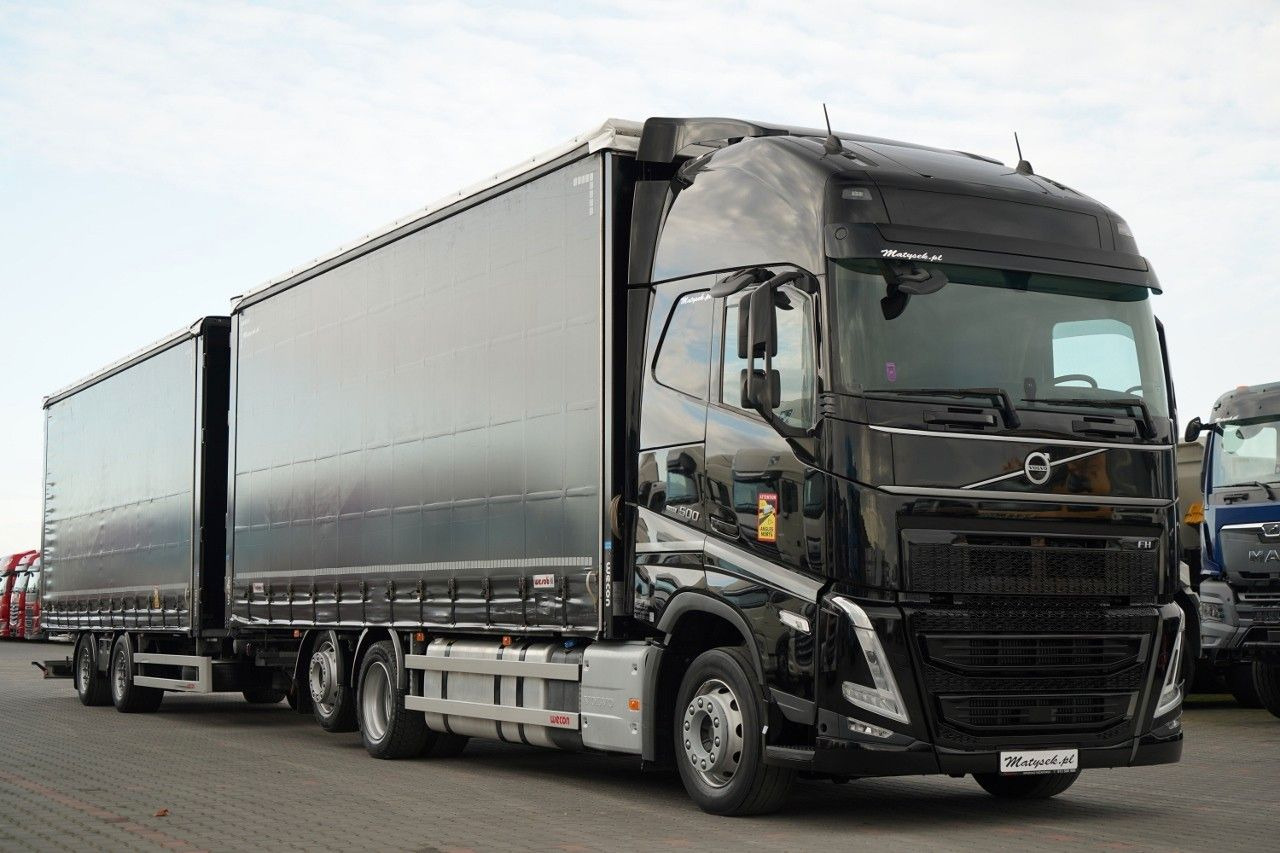Volvo FH 500 / I-SAVE / XL / ZESTAW TANDEM PRZEJAZDOWY - Kravas automašīna ar tentu: foto 4 Volvo FH 500 / I-SAVE / XL / ZESTAW TANDEM PRZEJAZDOWY - Kravas automašīna ar tentu: foto 4