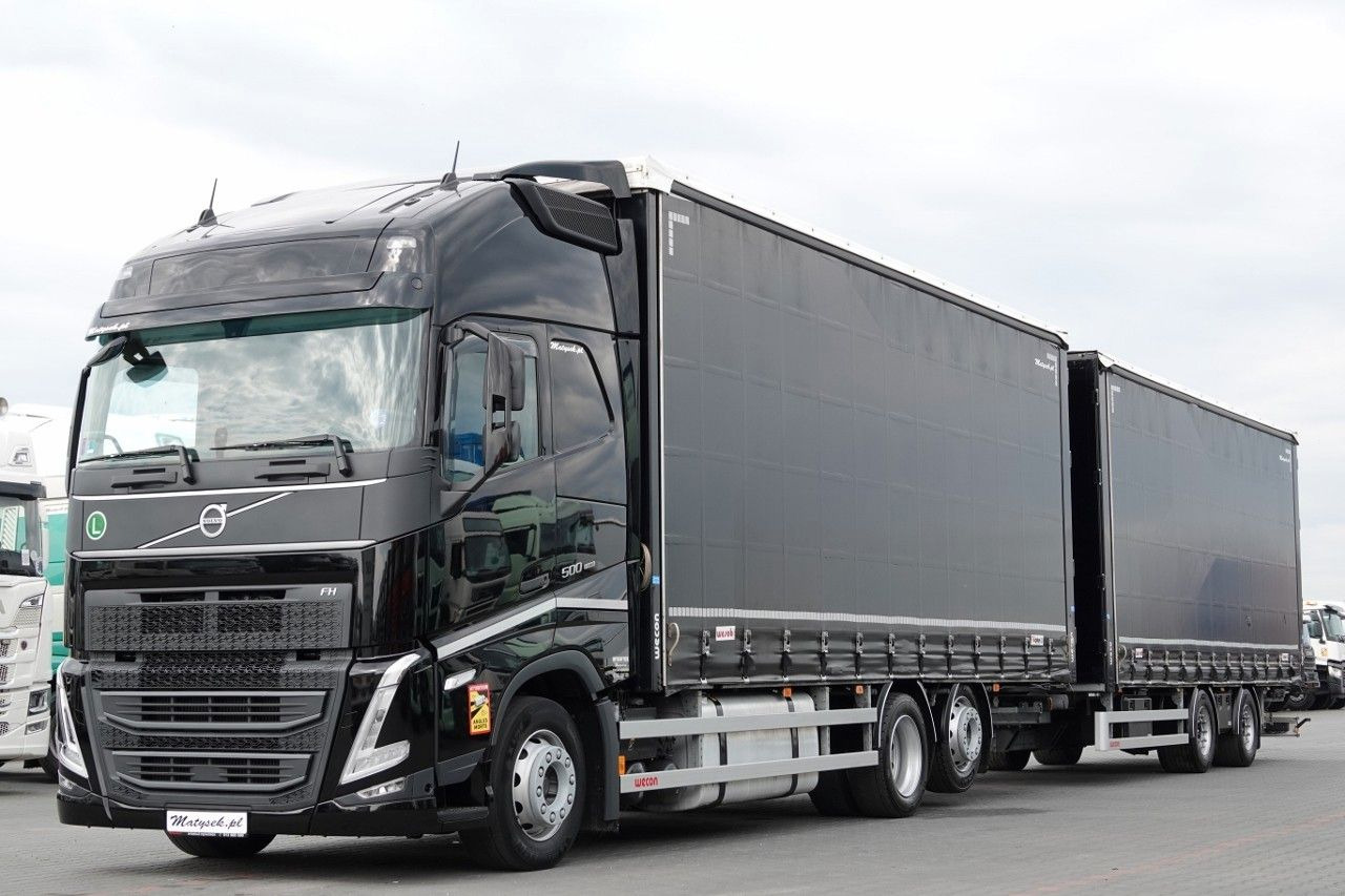 Volvo FH 500 / I-SAVE / XL / ZESTAW TANDEM PRZEJAZDOWY - Kravas automašīna ar tentu: foto 2 Volvo FH 500 / I-SAVE / XL / ZESTAW TANDEM PRZEJAZDOWY - Kravas automašīna ar tentu: foto 2