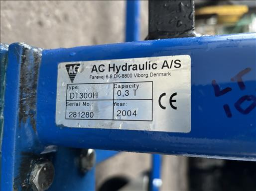 AC Hydraulic DT300H Hydraulic drum trolley - Iepakošanas mašīna: foto 5 AC Hydraulic DT300H Hydraulic drum trolley - Iepakošanas mašīna: foto 5