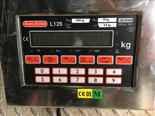 Avery Berkel L126 Stainless platform scale - Pārtikas iekārta: foto 4 Avery Berkel L126 Stainless platform scale - Pārtikas iekārta: foto 4