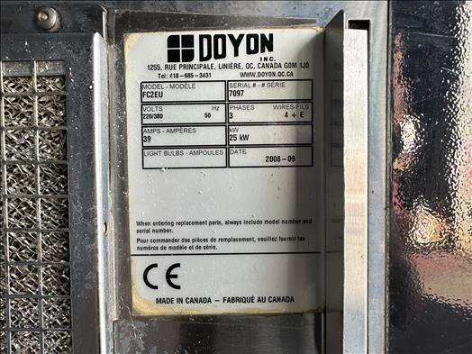 Maizes ceptuves aprīkojums Doyon FC2E Pizza oven: foto 6