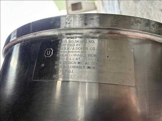 Groen DEE420 Tilting kettle - Pārtikas iekārta: foto 5 Groen DEE420 Tilting kettle - Pārtikas iekārta: foto 5