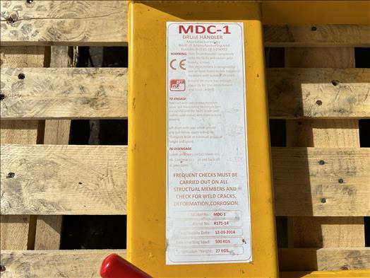 Redhill MDC1 Drum clamp - Satvērējs - Autokrāvējs: foto 3 Redhill MDC1 Drum clamp - Satvērējs - Autokrāvējs: foto 3