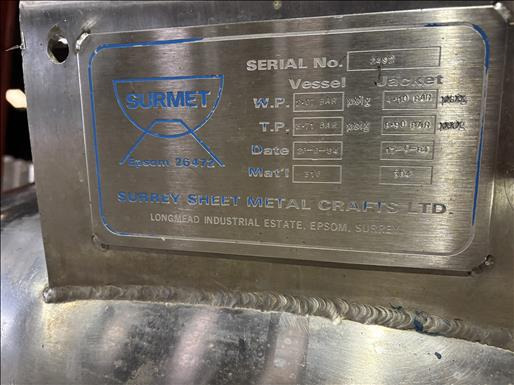 Surmet 1500L Holding tank - Pārtikas iekārta: foto 4 Surmet 1500L Holding tank - Pārtikas iekārta: foto 4