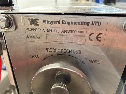 Pārtikas iekārta Winyard Minifill MKIII Depositor: foto 7