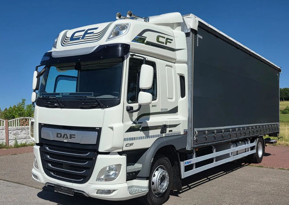 DAF CF290/CF320/FIRANKA/WINDA DHOLLANDIA / E6/JEDEN WŁAŚCICIEL/SPROWADZONY/22PALETY/2019/PODNOSZONY DACH/ JAK NOWY - Kravas automašīna ar tentu: foto 2 DAF CF290/CF320/FIRANKA/WINDA DHOLLANDIA / E6/JEDEN WŁAŚCICIEL/SPROWADZONY/22PALETY/2019/PODNOSZONY DACH/ JAK NOWY - Kravas automašīna ar tentu: foto 2
