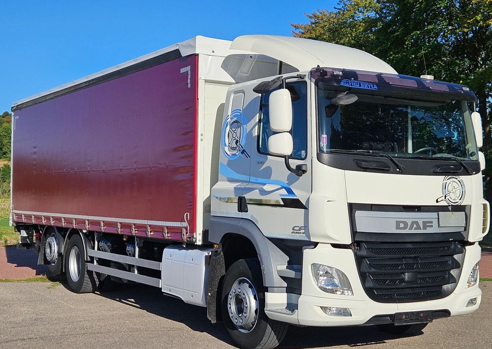 DAF CF370/410/BURTO-FIRANKA/RETARDER/WINDA/OŚ SKRĘTNA-PODNOSZONA/E6/SPROWADZONY/20PALET/BURTO-FIRANKA - Kravas automašīna ar tentu: foto 2 DAF CF370/410/BURTO-FIRANKA/RETARDER/WINDA/OŚ SKRĘTNA-PODNOSZONA/E6/SPROWADZONY/20PALET/BURTO-FIRANKA - Kravas automašīna ar tentu: foto 2