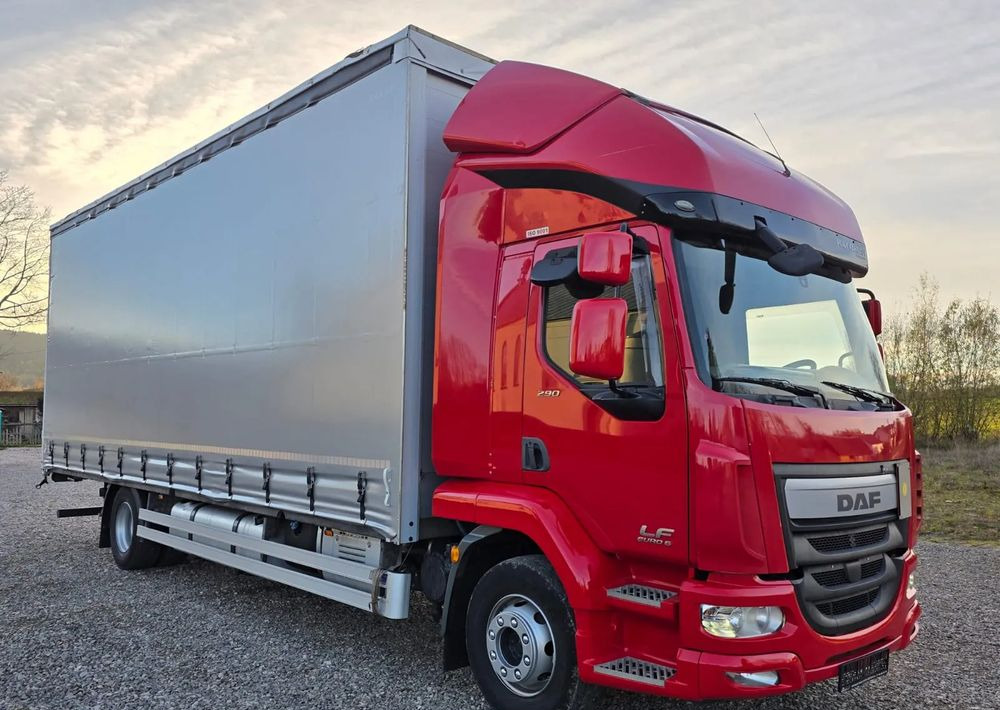 DAF LF 290 / WINDA / 16TON DMC / 3M WYSOKOŚĆ / JUMBO / FIRANKA / SYPIALKA / AUTOMAT / JEDEN WŁAŚCICIE / EURO 6 / 2017/ SPROWADZONY / 19 PALET / DUŻA ŁADOWNOŚĆ / - Kravas automašīna ar tentu: foto 1 DAF LF 290 / WINDA / 16TON DMC / 3M WYSOKOŚĆ / JUMBO / FIRANKA / SYPIALKA / AUTOMAT / JEDEN WŁAŚCICIE / EURO 6 / 2017/ SPROWADZONY / 19 PALET / DUŻA ŁADOWNOŚĆ / - Kravas automašīna ar tentu: foto 1