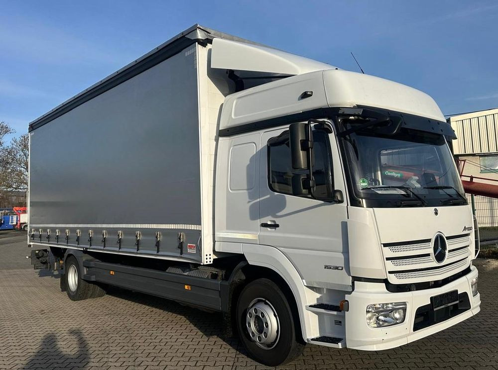 Mercedes-Benz ATEGO 1530 / FIRANKA / WINDA / E6 / 2023 / JAK NOWY / 18 EURO PALET / SPROWADZONY / GLOB / SYPIALKA / NISKI PRZEBIEG - Kravas automašīna ar tentu: foto 1 Mercedes-Benz ATEGO 1530 / FIRANKA / WINDA / E6 / 2023 / JAK NOWY / 18 EURO PALET / SPROWADZONY / GLOB / SYPIALKA / NISKI PRZEBIEG - Kravas automašīna ar tentu: foto 1