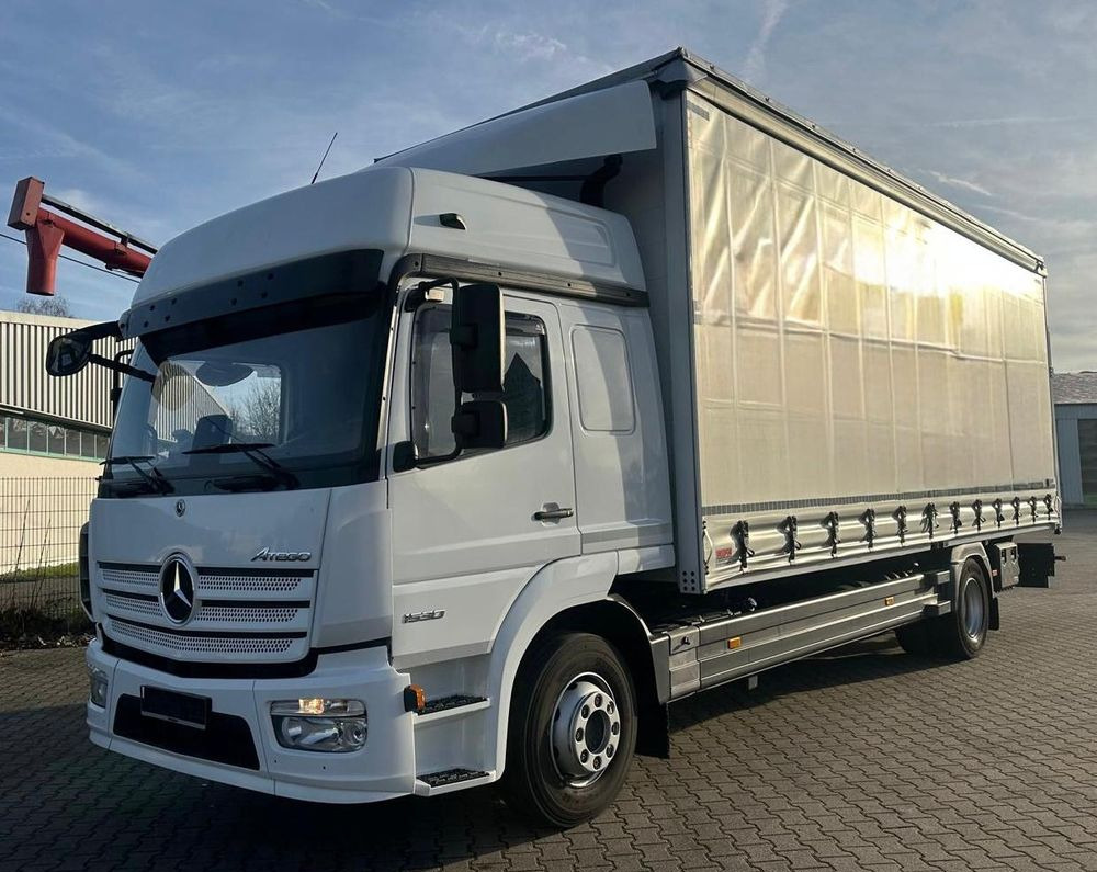 Mercedes-Benz ATEGO 1530 / FIRANKA / WINDA / E6 / 2023 / JAK NOWY / 18 EURO PALET / SPROWADZONY / GLOB / SYPIALKA / NISKI PRZEBIEG - Kravas automašīna ar tentu: foto 2 Mercedes-Benz ATEGO 1530 / FIRANKA / WINDA / E6 / 2023 / JAK NOWY / 18 EURO PALET / SPROWADZONY / GLOB / SYPIALKA / NISKI PRZEBIEG - Kravas automašīna ar tentu: foto 2