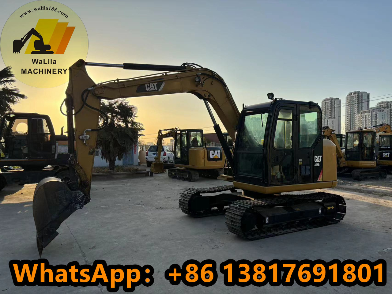 Mini-ekskavators CAT 308 E 2 CR CAT308E2 CAT308E: foto 6