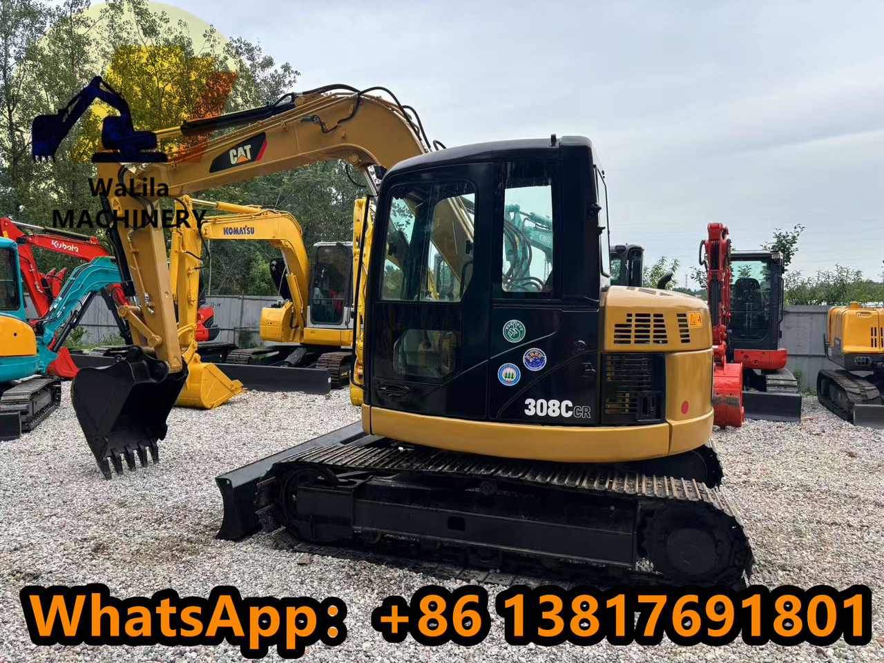CAT CAT 308CCR - Mini-ekskavators: foto 1 CAT CAT 308CCR - Mini-ekskavators: foto 1