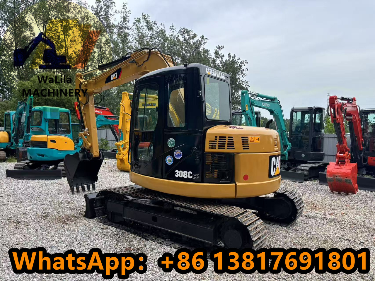CAT CAT 308CCR - Mini-ekskavators: foto 3 CAT CAT 308CCR - Mini-ekskavators: foto 3