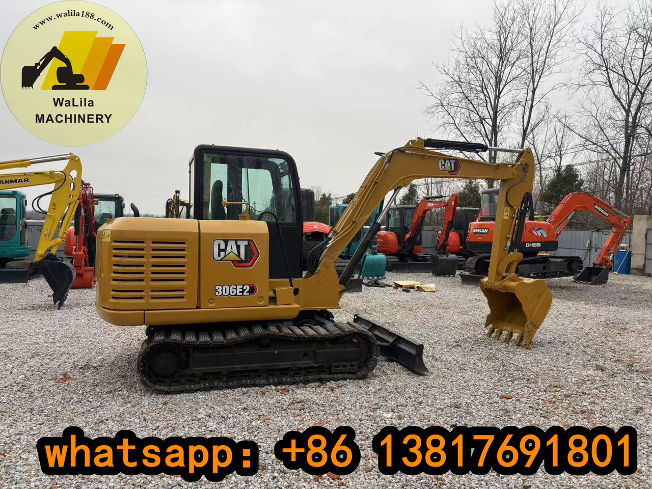 CATERPILLAR CAT306E2 - Mini-ekskavators: foto 1 CATERPILLAR CAT306E2 - Mini-ekskavators: foto 1