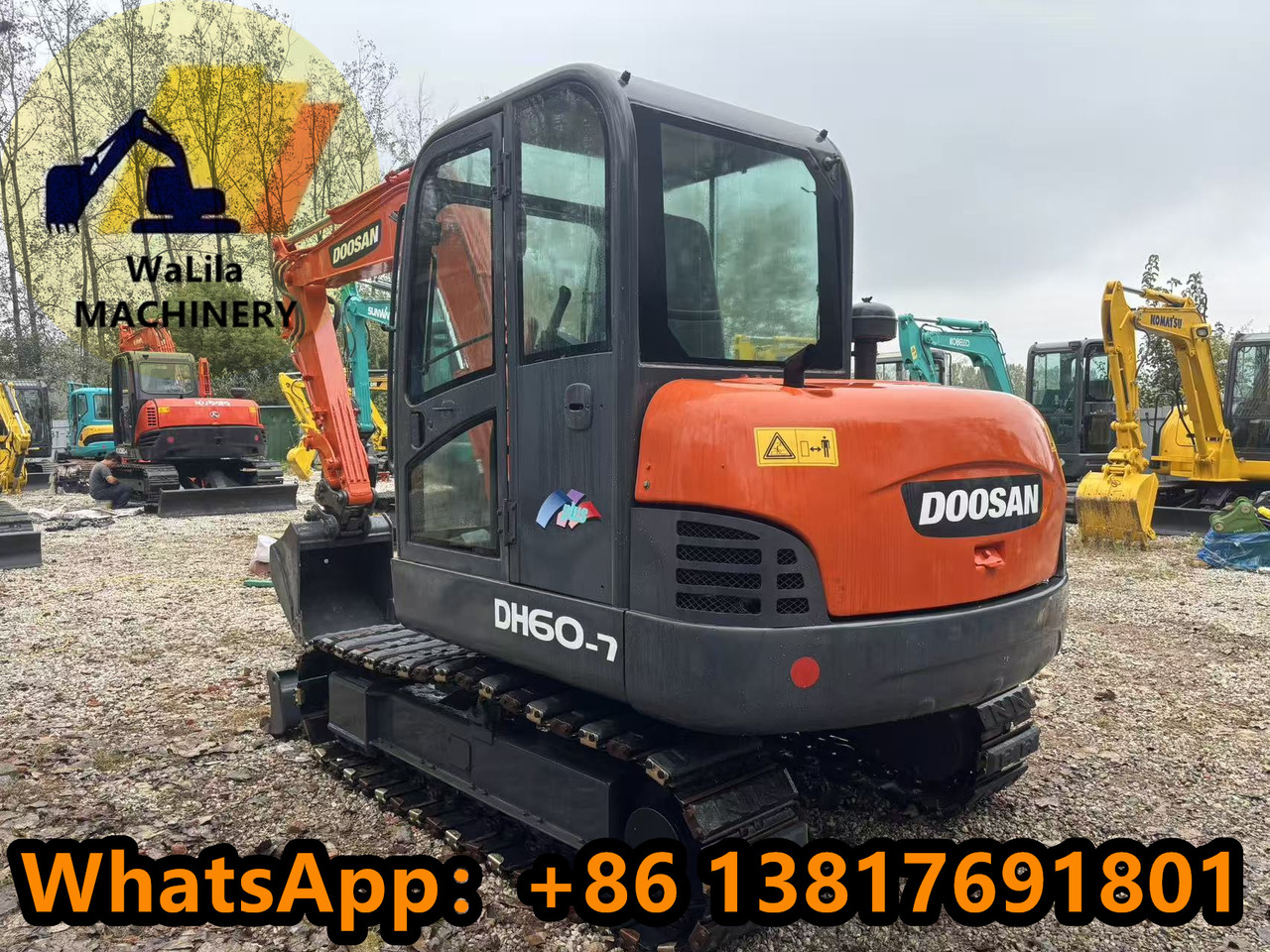 DOOSAN DH60 - Mini-ekskavators: foto 3 DOOSAN DH60 - Mini-ekskavators: foto 3
