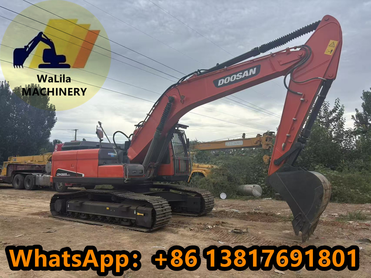 DOOSAN DX225 - Kāpurķēžu ekskavators: foto 1 DOOSAN DX225 - Kāpurķēžu ekskavators: foto 1