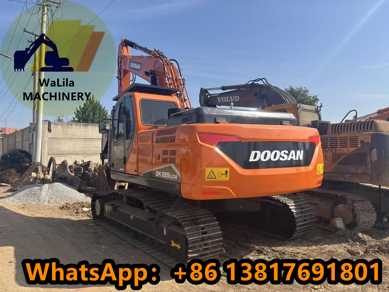 DOOSAN DX225DLA - Kāpurķēžu ekskavators: foto 2 DOOSAN DX225DLA - Kāpurķēžu ekskavators: foto 2