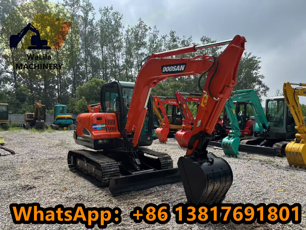 DOOSAN DX60-9 - Mini-ekskavators: foto 2 DOOSAN DX60-9 - Mini-ekskavators: foto 2