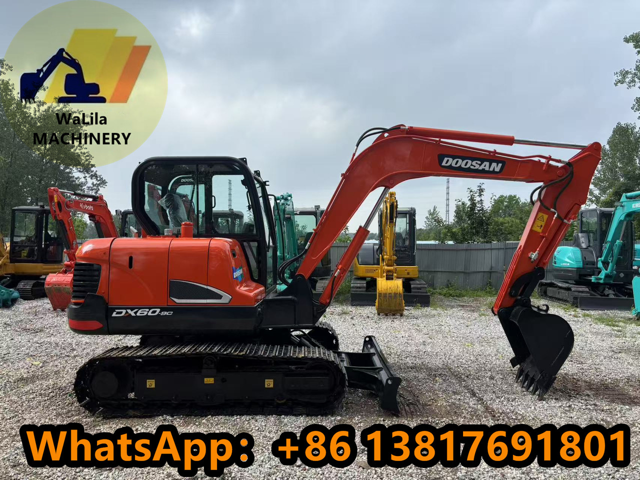 DOOSAN DX60-9 - Mini-ekskavators: foto 1 DOOSAN DX60-9 - Mini-ekskavators: foto 1