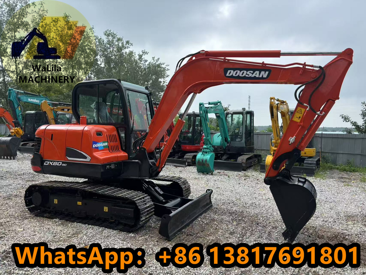 DOOSAN DX60-9 - Mini-ekskavators: foto 5 DOOSAN DX60-9 - Mini-ekskavators: foto 5