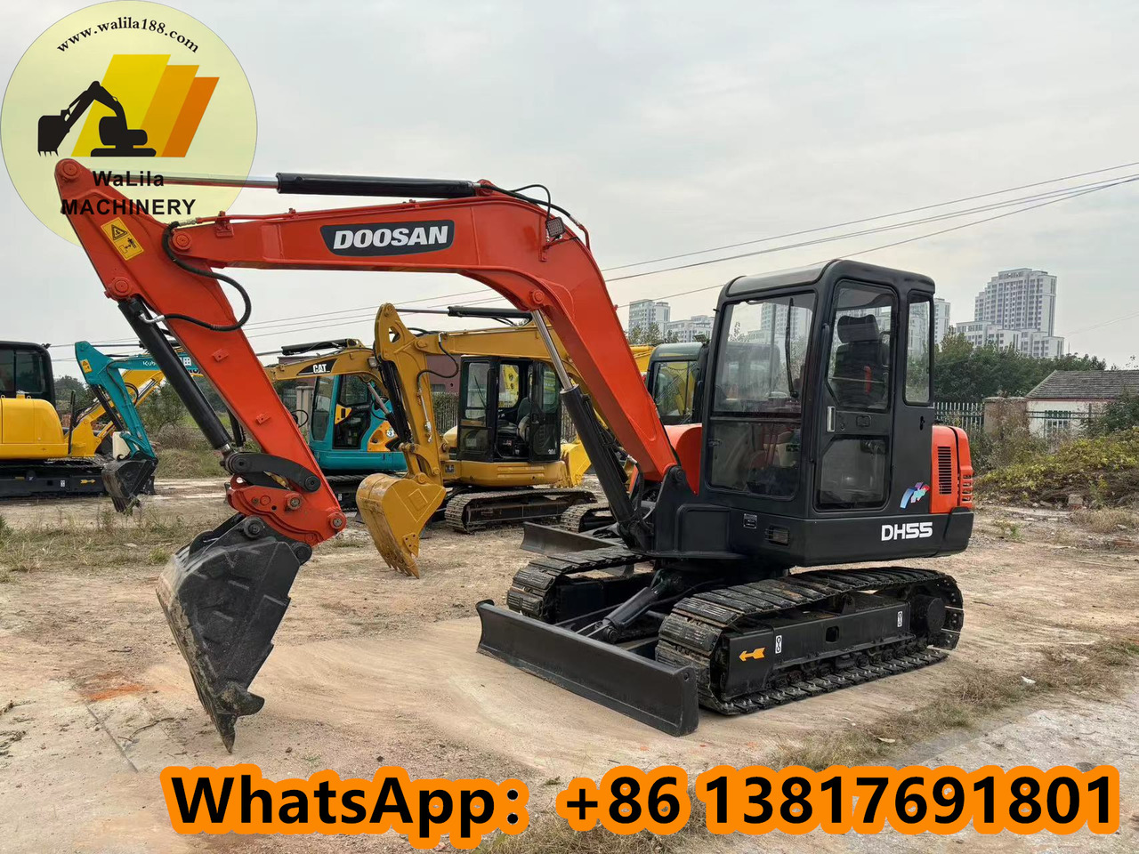 Doosan DH 55-7 DH55 - Mini-ekskavators: foto 1 Doosan DH 55-7 DH55 - Mini-ekskavators: foto 1