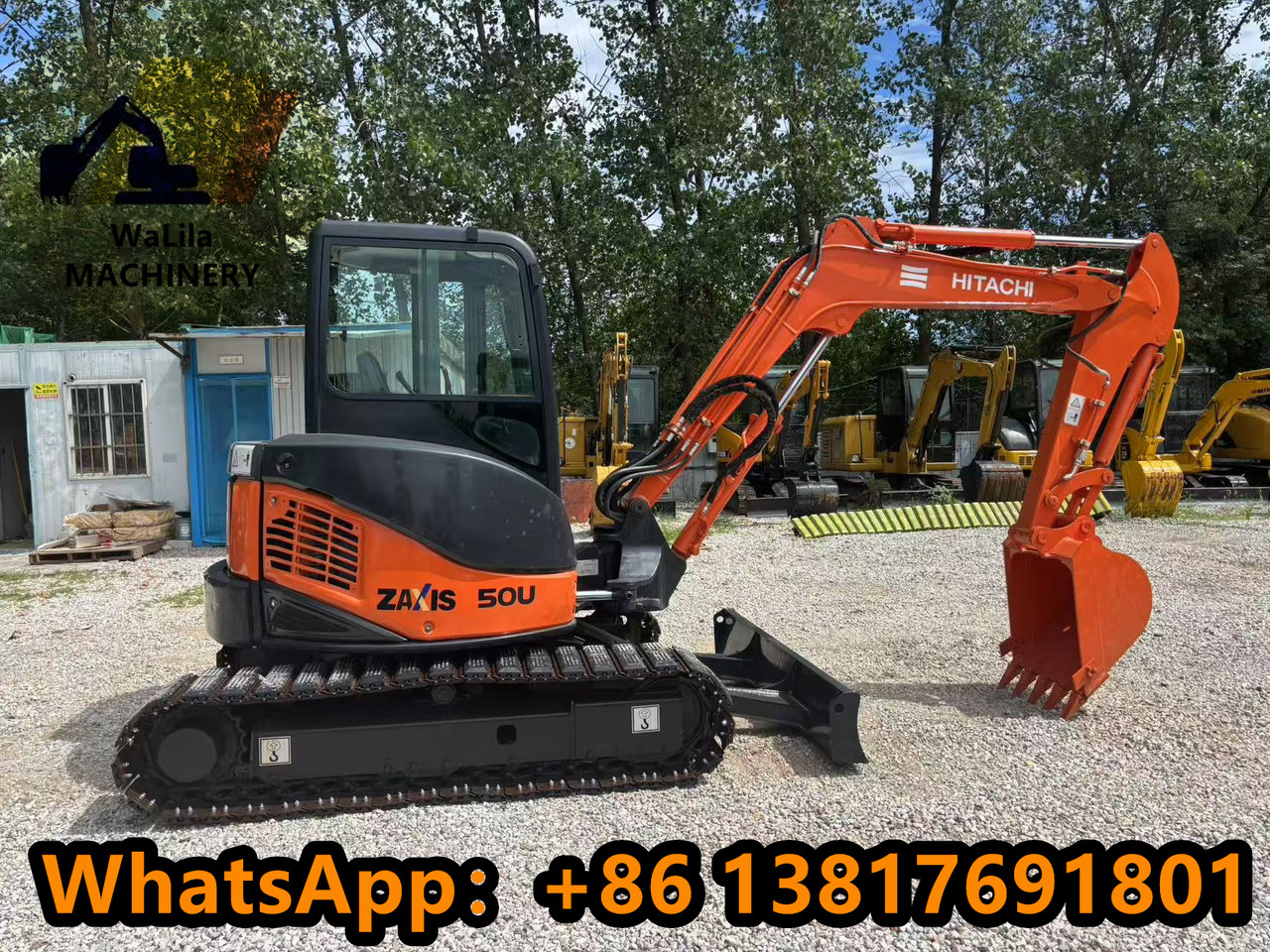 HITACHI Zx50 - Mini-ekskavators: foto 1 HITACHI Zx50 - Mini-ekskavators: foto 1