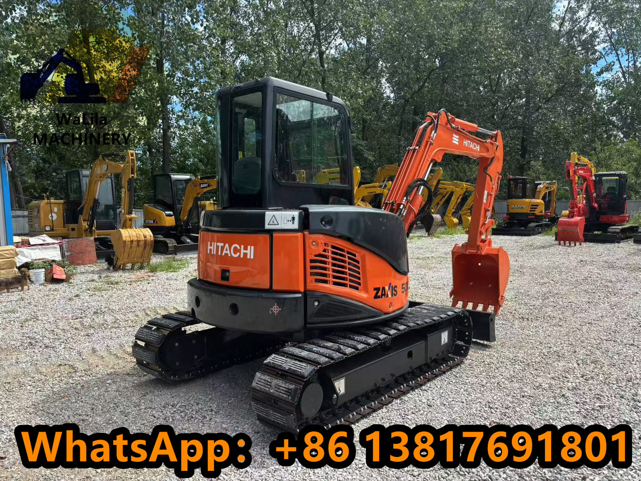 HITACHI Zx50 - Mini-ekskavators: foto 5 HITACHI Zx50 - Mini-ekskavators: foto 5