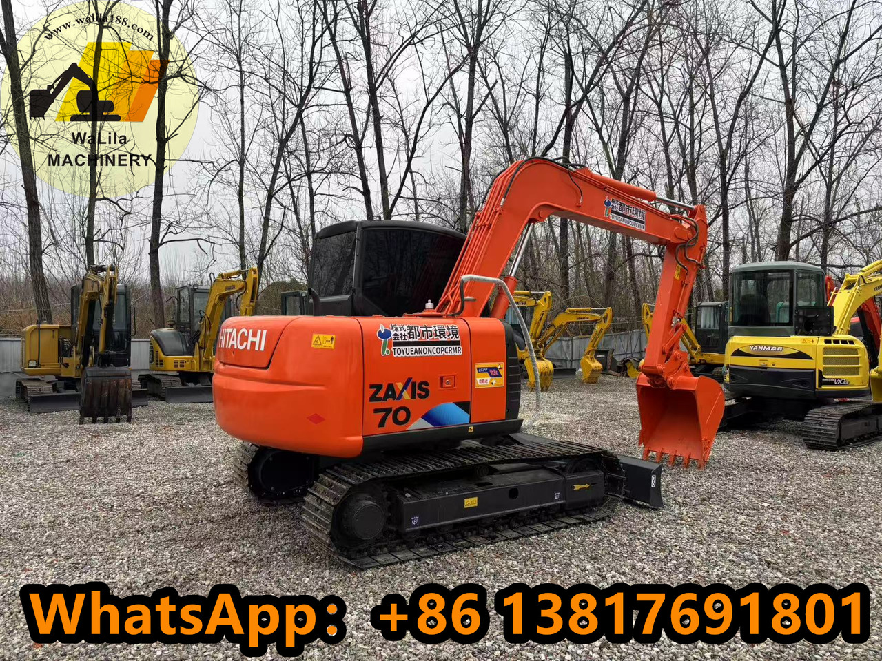 HITACHI Zx70 - Mini-ekskavators: foto 4 HITACHI Zx70 - Mini-ekskavators: foto 4