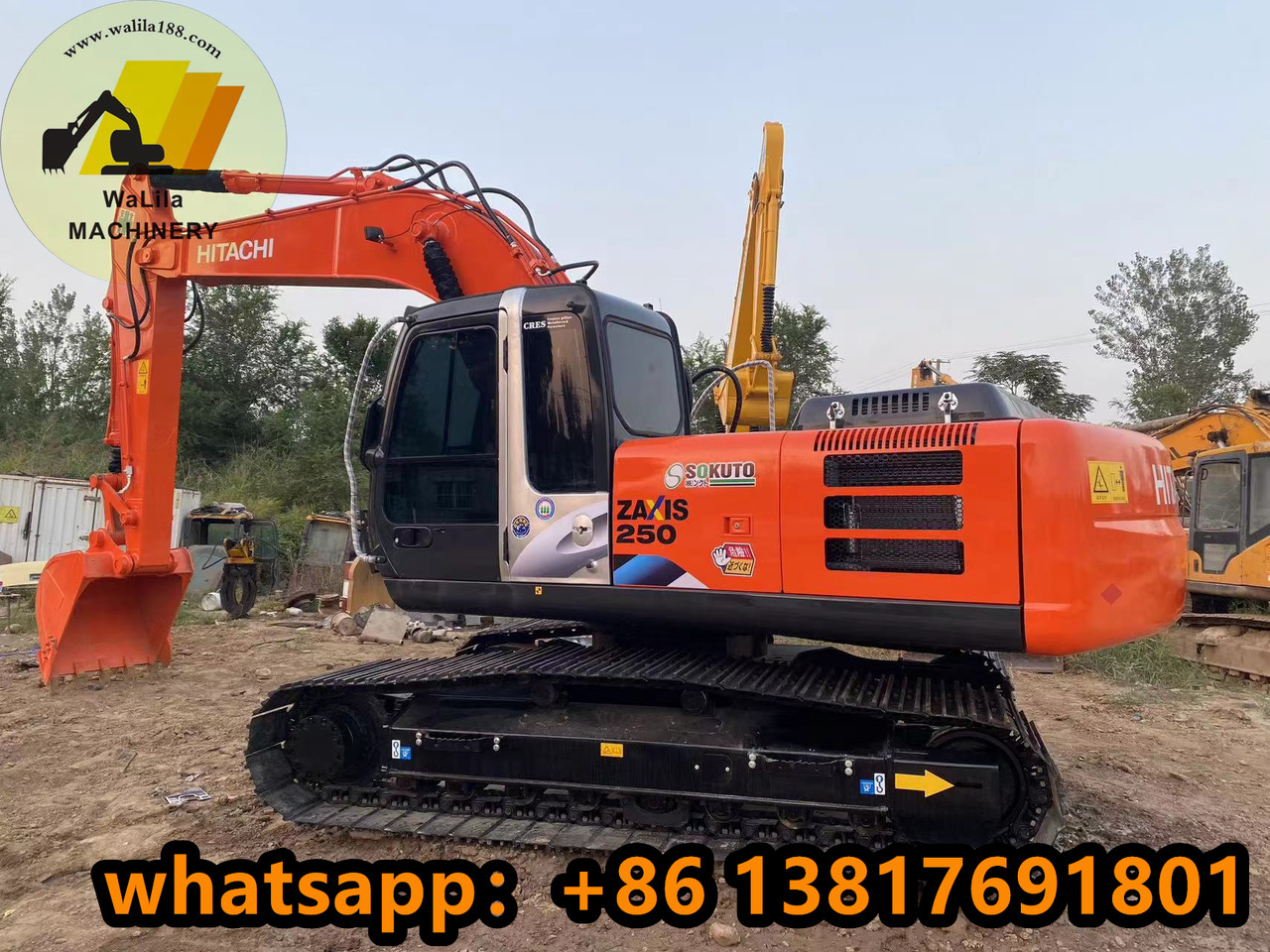Hitachi Hitachi zx250 - Kāpurķēžu ekskavators: foto 1 Hitachi Hitachi zx250 - Kāpurķēžu ekskavators: foto 1