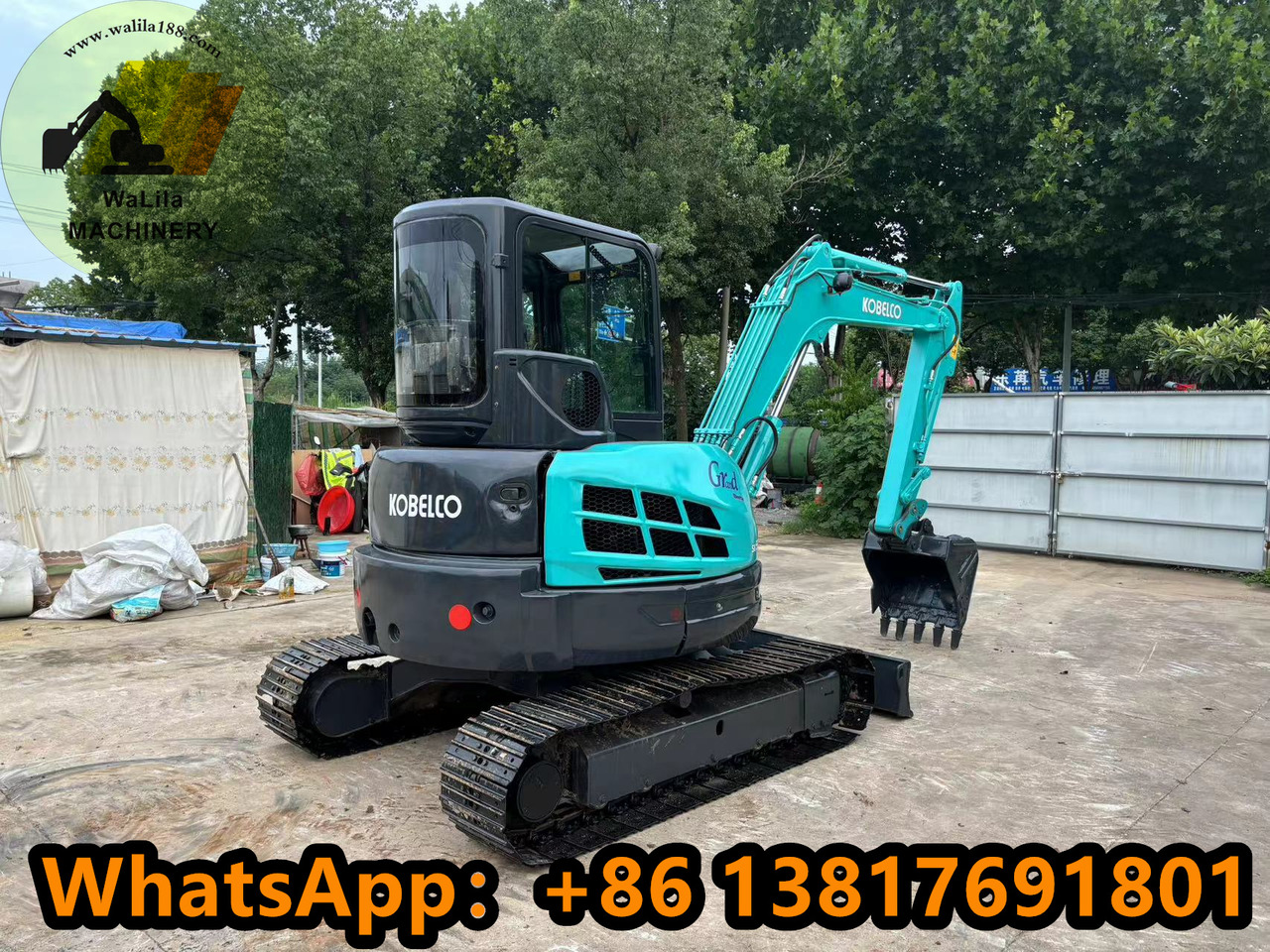 KOBELCO SK55 - Mini-ekskavators: foto 3 KOBELCO SK55 - Mini-ekskavators: foto 3