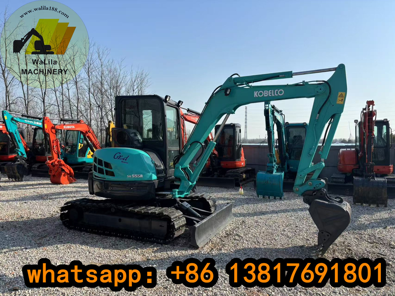 KOBELCO SK55 - Mini-ekskavators: foto 3 KOBELCO SK55 - Mini-ekskavators: foto 3