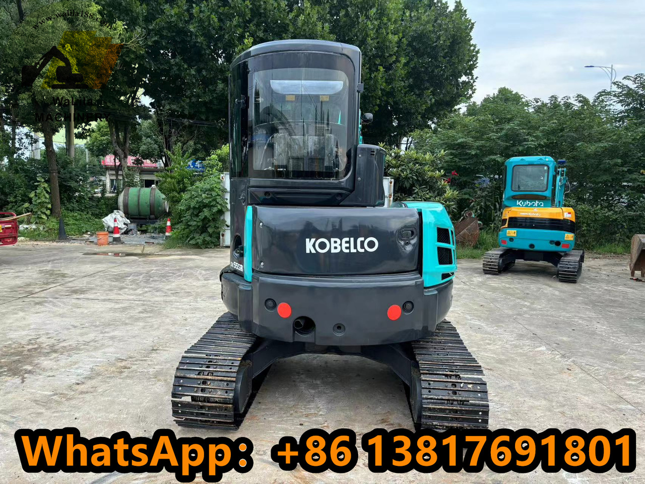KOBELCO SK55 - Mini-ekskavators: foto 4 KOBELCO SK55 - Mini-ekskavators: foto 4