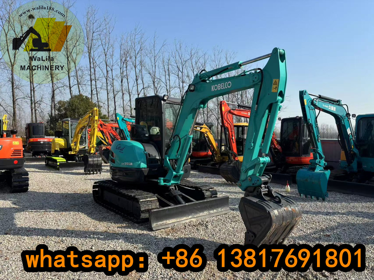 KOBELCO SK55 - Mini-ekskavators: foto 4 KOBELCO SK55 - Mini-ekskavators: foto 4