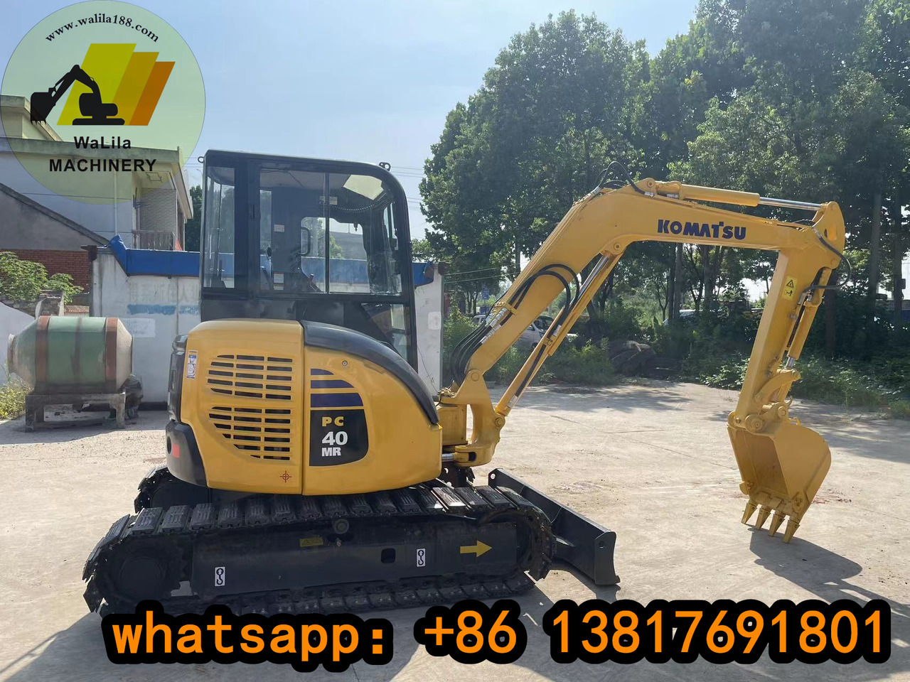 KOMATSU PC 40 MR-3 - Mini-ekskavators: foto 1 KOMATSU PC 40 MR-3 - Mini-ekskavators: foto 1