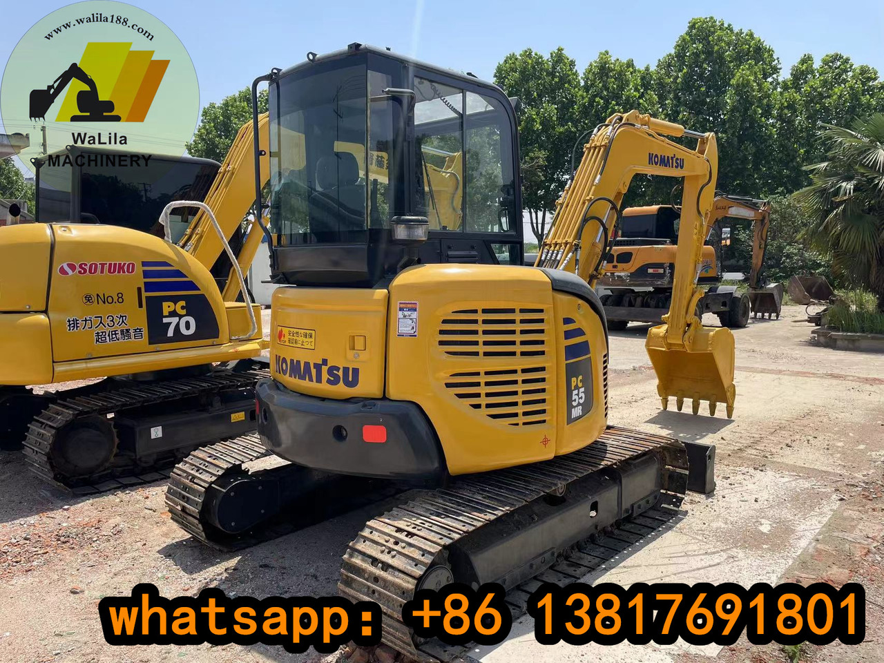 KOMATSU PC 55 MR-3 - Mini-ekskavators: foto 3 KOMATSU PC 55 MR-3 - Mini-ekskavators: foto 3