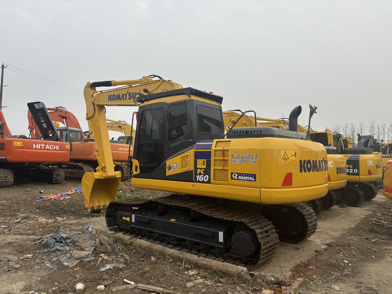 KOMATSU PC160 - Kāpurķēžu ekskavators: foto 1 KOMATSU PC160 - Kāpurķēžu ekskavators: foto 1